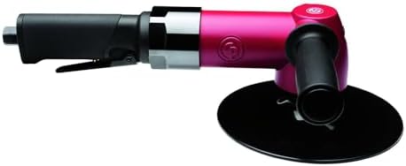 Chicago Pneumatic CP7269S - 7 Inch (178 mm) Air Angle Polisher, 0.71 HP / 530 W - 5000 RPM, Red