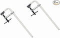 FLZOSPER 12-Inch（Throat 80 x 300mm）Heavy Duty F Bar Clamp，Drop Forged Steel Bar Clamps for Woodworking and Welding，2 Pack