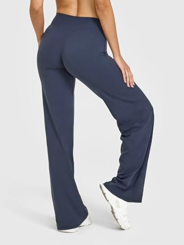 OQQ Yoga Pants Women Casual Soft Straight Leg Bottoms