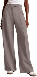 NIMIN Women Wide Leg Work Pants High Waisted Dress Trousers with Pockets