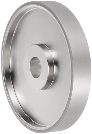 HARFINGTON Diamond Lapidary Wheel 6 Inch x 1 Inch Arbor Hole 500 Grit Grinding Wheels for Stone, Marble, Glass, Ceramics, Crystal, Carbide, Steel