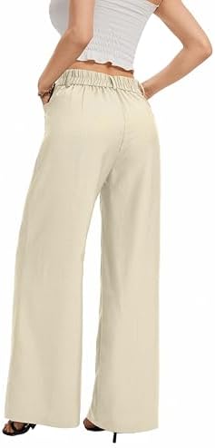 FUNYYZO Wide Leg Dress Pants for Women Work Slacks Business Casual Outfits