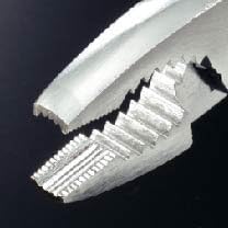 ENGINEER PZ-56 Screw Removal Pliers, Slip Joint, unique vertically serrated jaws to grip damaged screws with no slippage, Made in Japan