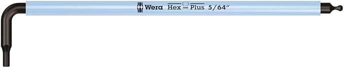 Wera 05022640001 950/9 HEX-PLUS MULTICOLOUR IMPERIAL 2 L-KEY SET, IMPERIAL, BLACKLASER, 9 PIECES