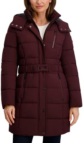 Nautica Women's Heavyweight Stretch Puffer Jacket