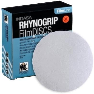 Indasa 5" FilmLine Rhynogrip Solid Sanding Discs, 7500F Series 800