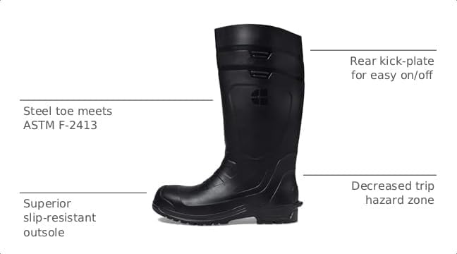 Shoes For Crews Sentry Pro Unisex Work Boot, Steel-Toe, Non-Slip