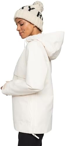 Roxy Women's Shelter Snowboard Jacket – 10k Waterproof Insulated Ski Jacket, Pfas-free, Hydrosmart Collar