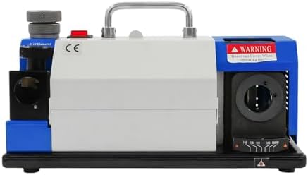 180W High-Speed Drill Bit Grinding Sharpener, Portable Electric Drill Sharpening Machine for Metal, Bench Grinder, 90–145° Twist Point Angle,12 Elastic Collets, CBN Grinding Wheel