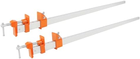 Jorgensen 36-Inch Aluminum Bar Clamps, 1000 lbs Clamping Force, 2-Pack