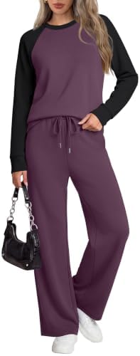WIHOLL Lounge Sets for Women 2 Piece Fall Outfits 2026 Fashion S-2XL
