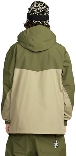 Volcom Men's Longo Signature GORE-TEX Snowboard Jacket – Waterproof Snow Jacket with Zip Tech