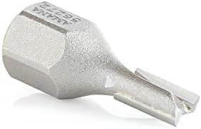 Amana Tool - 56272 Carbide Tipped Mortising Screw Straight No Shear Cutter 1/4 + .015 Dia