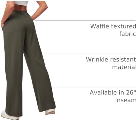 Ewedoos Wide Leg Dress Work Pants for Women Business Casual Office Outfits