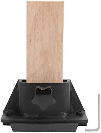 Acouto Professional Wooden Bench Pin with Metal Holder Clamp/Holder for Jewelry Making and Processing