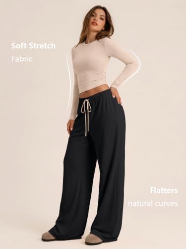 Trendy Queen Women's 2 Piece 2026 Fall Fashion Lounge Set with Pockets