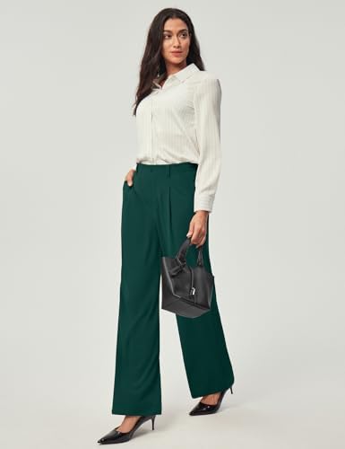 Ewedoos Wide Leg Dress Work Pants for Women Business Casual Office Outfits