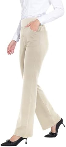 ZTN Womens Stretchy Dress Pants High Waist Work Casual