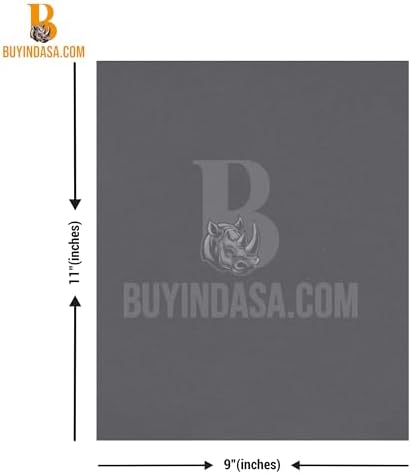 Indasa 50 PCS 9x11” Wet & Dry Sandpaper Sheets, 320 GRIT, Rhynowet Clog-Resistant Abrasive for Wood, Metal, Auto, Paint & Clear Coat Finishing, Sand Paper Aluminum Oxide, Plusline