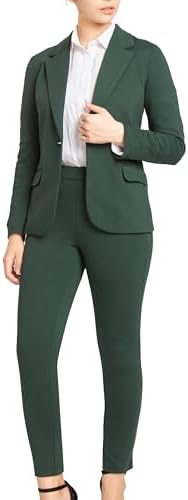 Marycrafts Women’s Two Piece Suits – Business Blazer Pant Suit Set, Professional Work Outfit for Office
