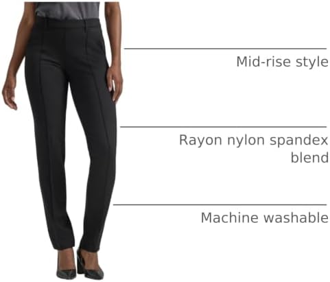 Lee Women's Ultra Lux Comfort Any Wear Straight Leg Pant