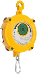 Spring Balancer Retractable Spring Tool Balancer, 1.5m Length Wire Rope 360 ° Rotatable Hook Adjustable Tension Industrial Tool Hanging Holding Equipment (5-9kg/11.02-19.84lbs)