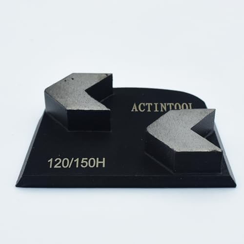 Twin Arrow Segments Diamond Grinding Metal Shoes for Lavina Grinder (Pack of 3)