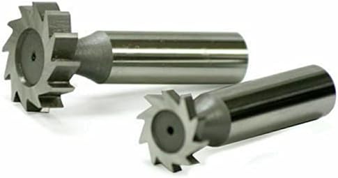 10-Piece HSS Woodruff Keyseat Cutter Set | American Standard Sizes 403, 204, 404, 305, 505, 406, 506, 407, 507, 408 | High-Speed Steel Key Cutters for Milling Machines & Metalworking