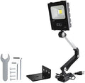 Work Light,Led Work Light, 30w Folding Aluminum Alloy ong Arm Lamp for Lathe Milling Drill Press Industrial Lighting Reading,Cool and Warm Light Available