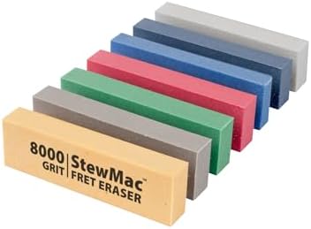 StewMac Fret Erasers, Complete Set of 7 Fret Polishing Blocks