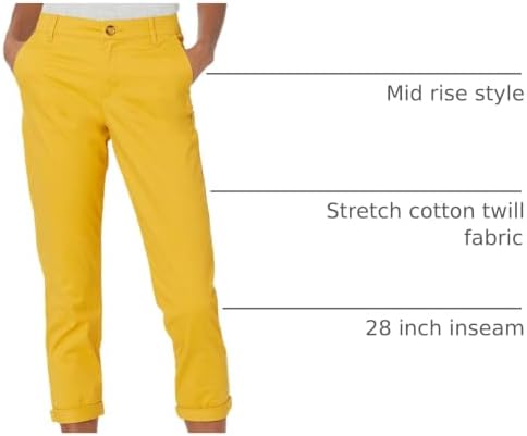 Amazon Essentials Women's Mid-Rise Slim-Fit Stretch Cropped Capri Pants (Available in Plus Size)