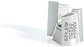 Amana Tool 56250 Carbide Tipped Mortising Screw Cutter 5/8 + 0.015 Dia x 9/16 Inch Cut Height x 1/4-28 Thread