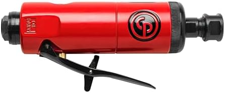 Chicago Pneumatic CP872 - Air Die Grinder Tool, Welder, Woodworking, Automotive Car Detailing, Stainless Steel Polisher, Heavy Duty, Straight, (6.4mm) - 1/4 Inch (6 mm), 0.63 HP / 470 W - 27000 RPM