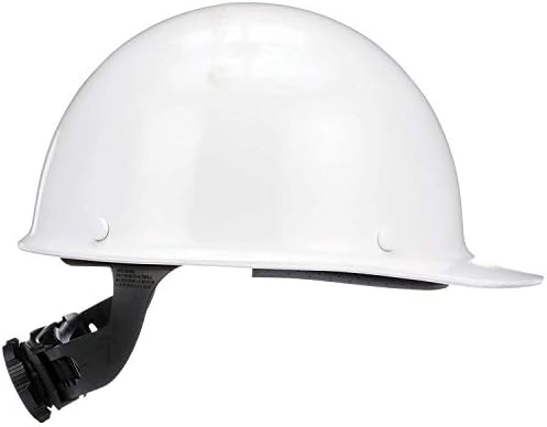 MSA Skullgard Cap Style Safety Hard Hat with Suspension - Non-Slotted Cap, Made of Phenolic Resin, Radiant Heat Loads up to 350F | Fas-Trac III Ratchet Suspension
