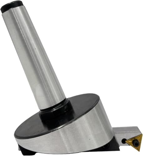 3" Inch II 75 mm Head Diameter Fly Cutter For Milling & Lathe Machine with Replaceable Carbide Insert Indexable Tool MT-3 Shank (M12 x 1.75 mm)