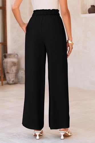 PRETTYGARDEN Women's Palazzo Wide Leg Work Dress Pants