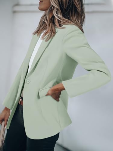 Cicy Bell Womens Casual Blazers Long Sleeve Work Office Suit Jackets Blazer