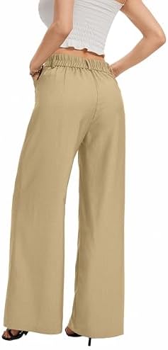 FUNYYZO Wide Leg Dress Pants for Women Work Slacks Business Casual Outfits