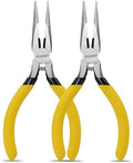 BOOSDEN 5" Small Needle Nose Pliers, Jewelry Pliers Set with Side Cutter