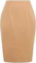 IDEALSANXUN Plaid Skirts for Women Fall Winter Knee Length Pencil Wool Skirt with Slit