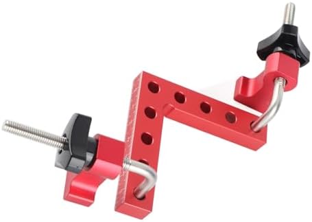 Durable 90° Placement Square Woodworking Mount for Accurate Right Angle Measurement for Boxes, Photo Frames, Aluminum Alloy (100mm)