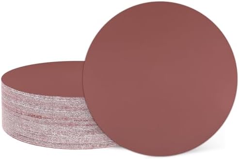 HARFINGTON 15 Pcs 8 Inch Sanding Discs 1500 Grit Red Aluminum Oxide