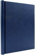 Faux Leather Springback Thesis Binder - Blue, 1" Spine, by Bindertek