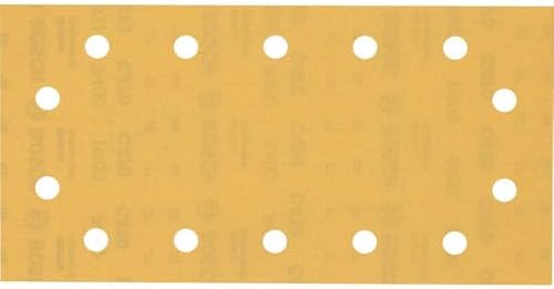 Bosch Professional 50x Expert C470 Sandpaper (for Hardwood, Paint on Wood, 115x230 mm, Grit 400, Accessories Orbital Sander)