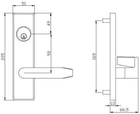 Commercial Mortise Lock Meet Ansi Grade 1 with Cylinder and Thumbturn for Entry Door