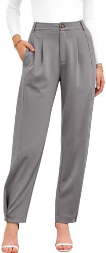 BTFBM Business Casual Outfits for Women Tapered Work Pants