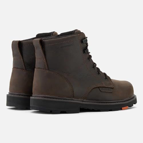 BRUNT Sullivan (Comp Toe) - 6" Waterproof Composite Toe Work Boot - EH Rated - Slip + Oil Resistant - Heat-Resistant Sole - 90-Degree Heel - Adjustable