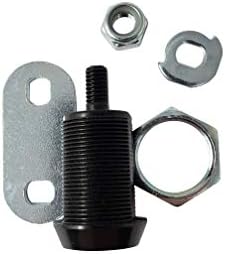 1" Tubular Cam Lock (90° Black, 2-Pack) RV Toolbox Cabinet Replacement
