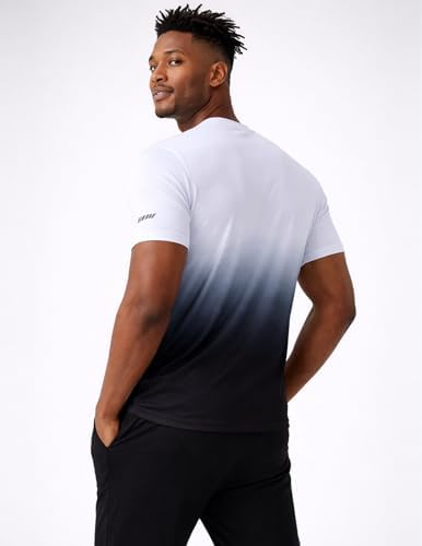 Liberty Imports 5 Pack Men's Active Quick Dry Crew Neck T Shirts