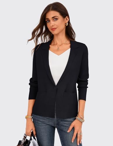 GRACE KARIN Womens Sweater Blazer Jackets Business Casual Work Cardigan